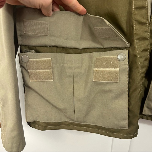 Game Winner Sportswear mens jacket tan quilted, pockets #1481 size L - Picture 2 of 8